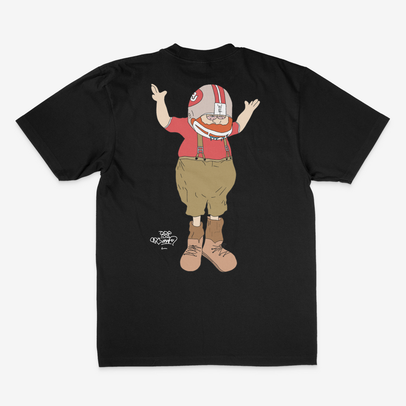 RW 49ER TEE (DUMB LITRO SAM) — back